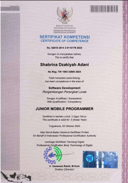 Junior Mobile Programmer